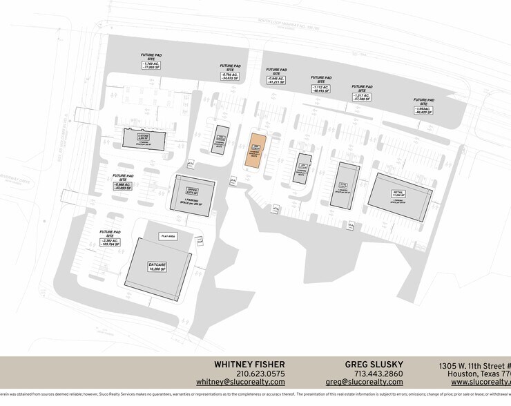 SEC of S Loop 336 & Sgt Ed Holcomb Blvd, Conroe, TX à louer - Plan de site - Image 2 de 2