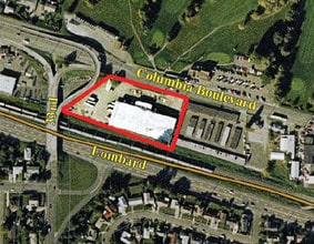 3400 NE Columbia Blvd, Portland, OR - Aérien  Vue de la carte