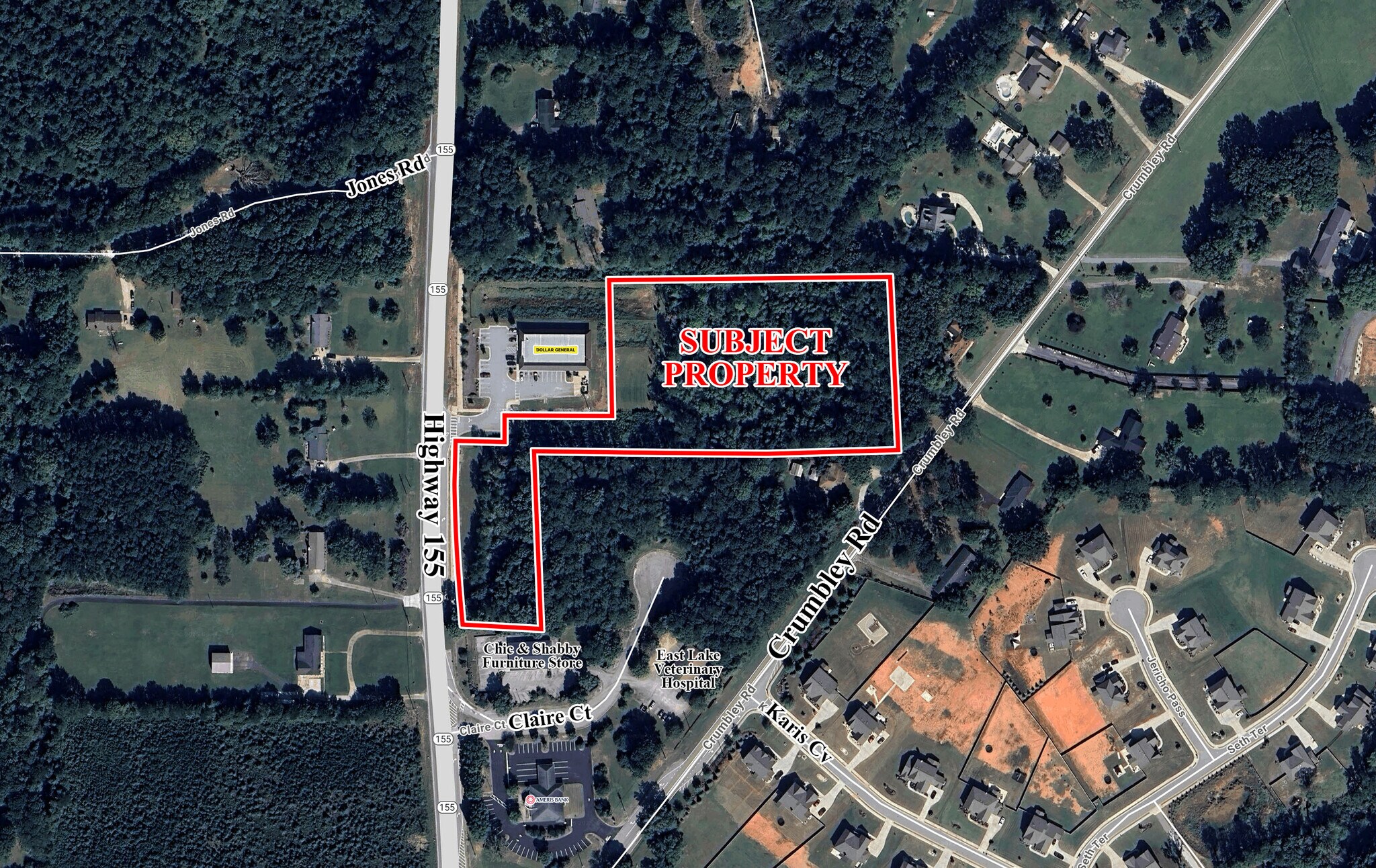 2340 Highway 155, McDonough, GA for sale Aerial- Image 1 of 5