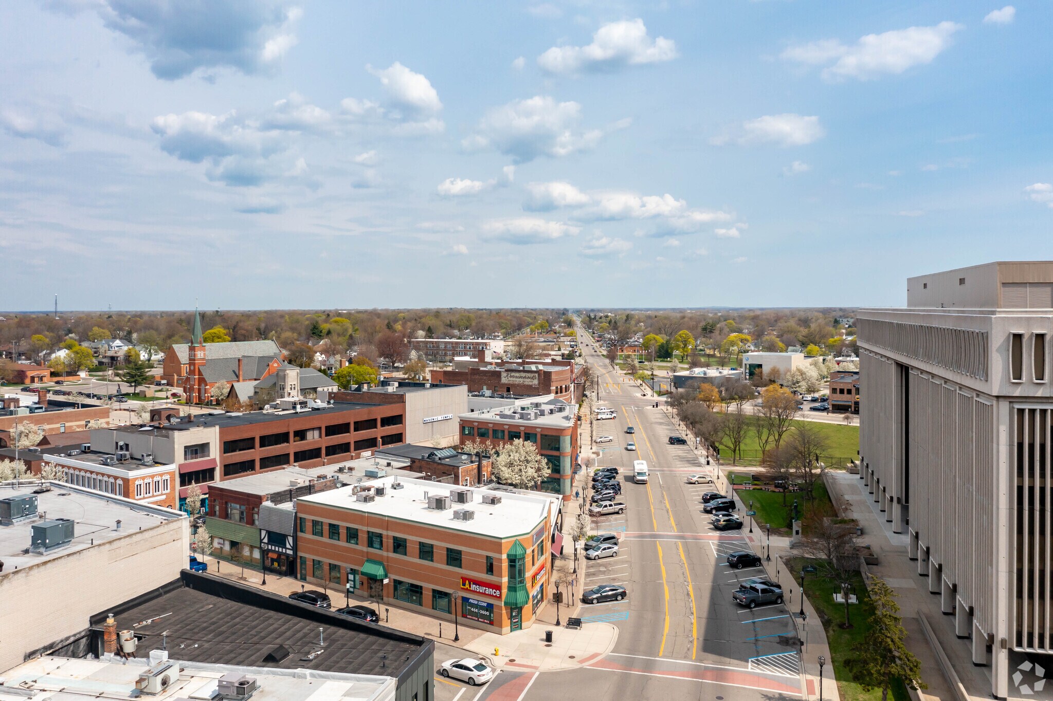 40-42 Macomb Pl, Mount Clemens, MI à louer Aérien- Image 1 de 4