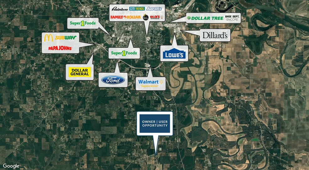 10501 US Highway 63 S, Pine Bluff, AR à vendre - Photo du bâtiment - Image 2 de 4