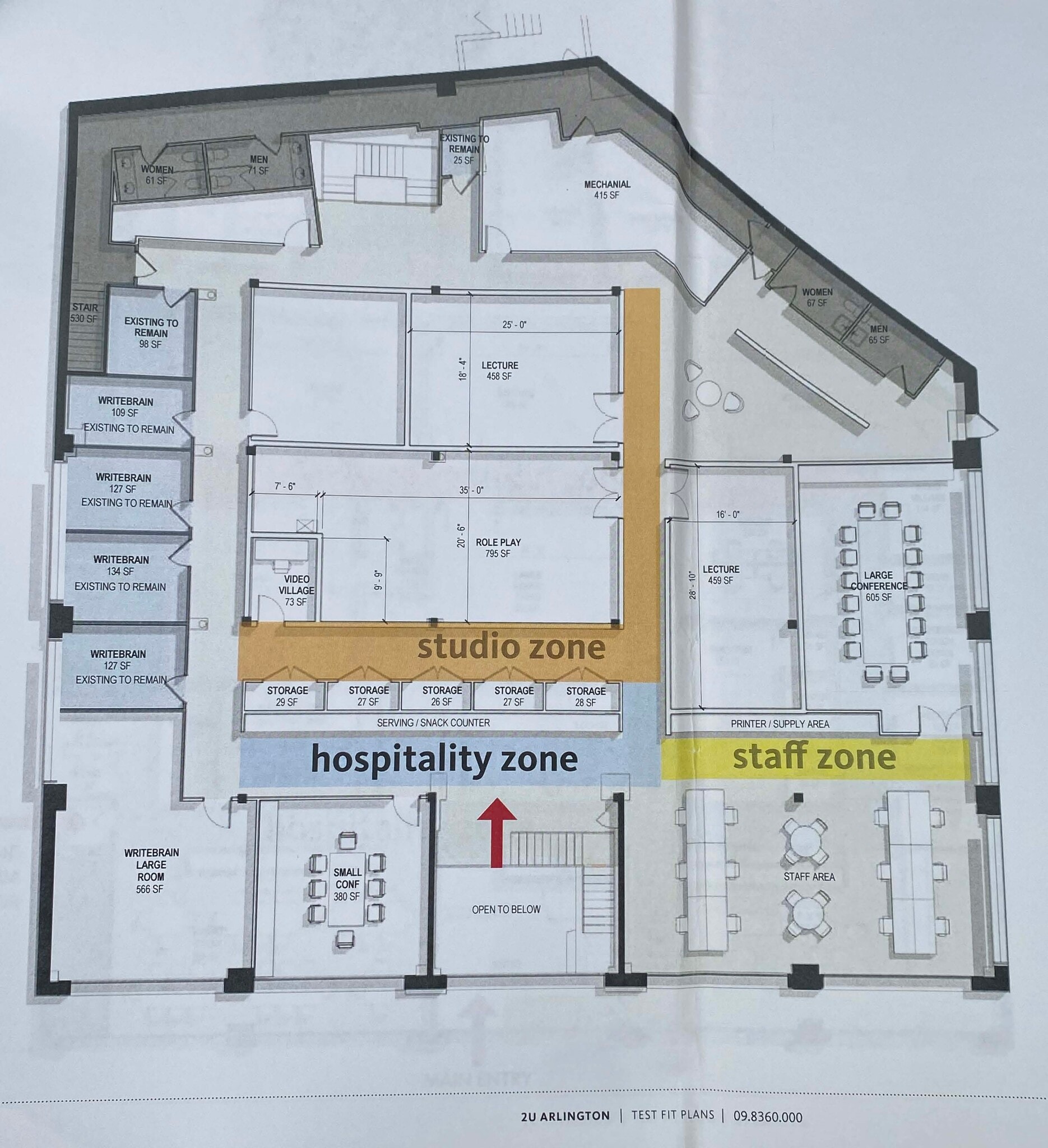 1521 N Danville St, Arlington, VA à louer Plan d  tage- Image 1 de 2