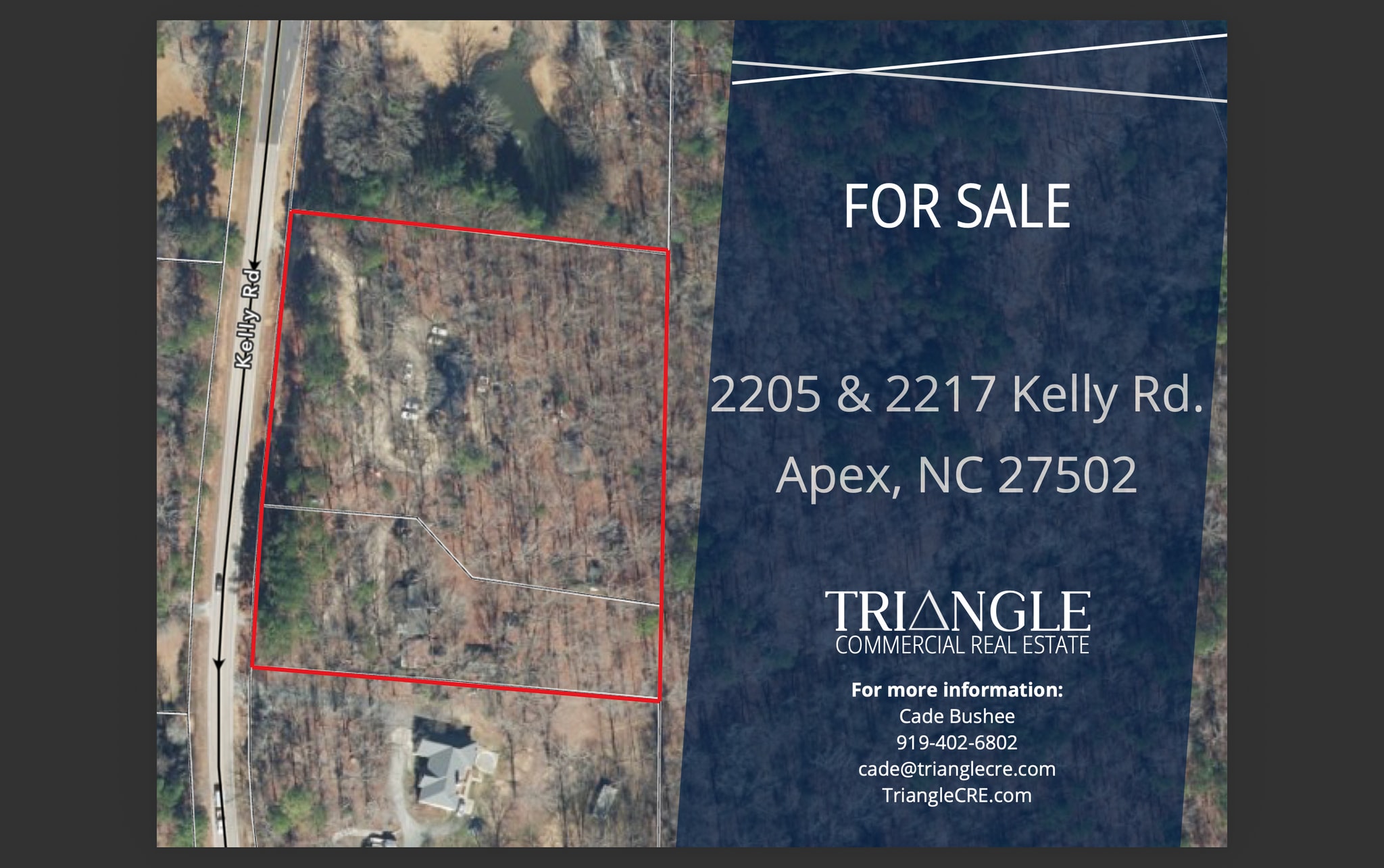 2205 Kelly Rd, Apex, NC à vendre Photo du bâtiment- Image 1 de 3