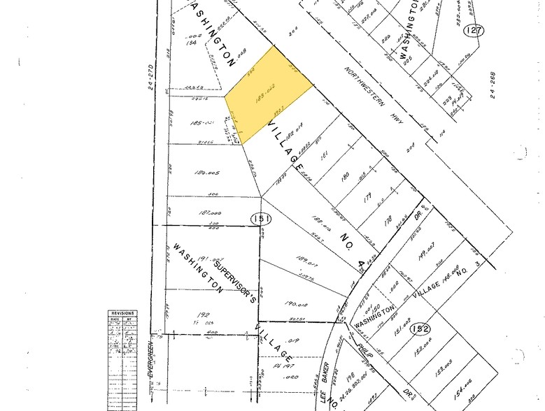 24567 Northwestern Hwy, Southfield, MI à vendre - Plan cadastral - Image 1 de 1