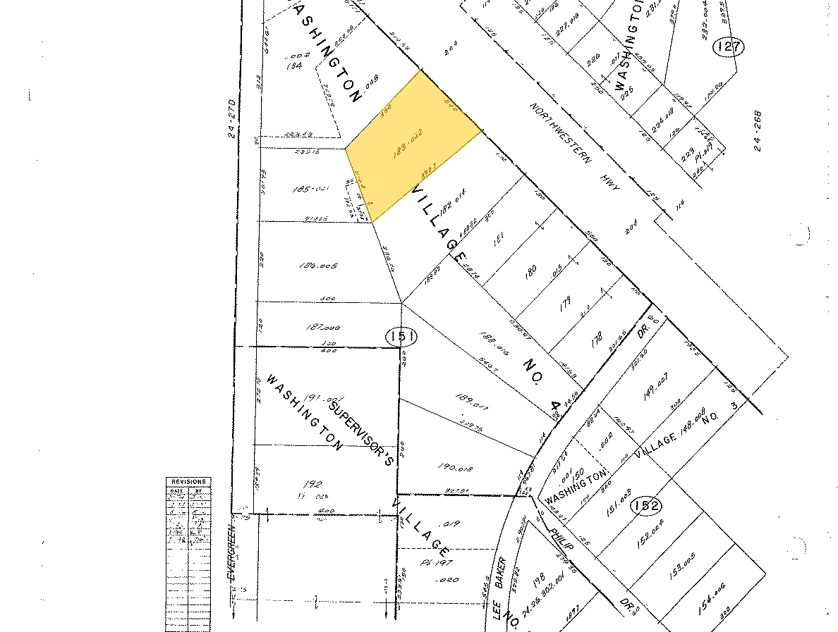 24567 Northwestern Hwy, Southfield, MI à vendre Plan cadastral- Image 1 de 1