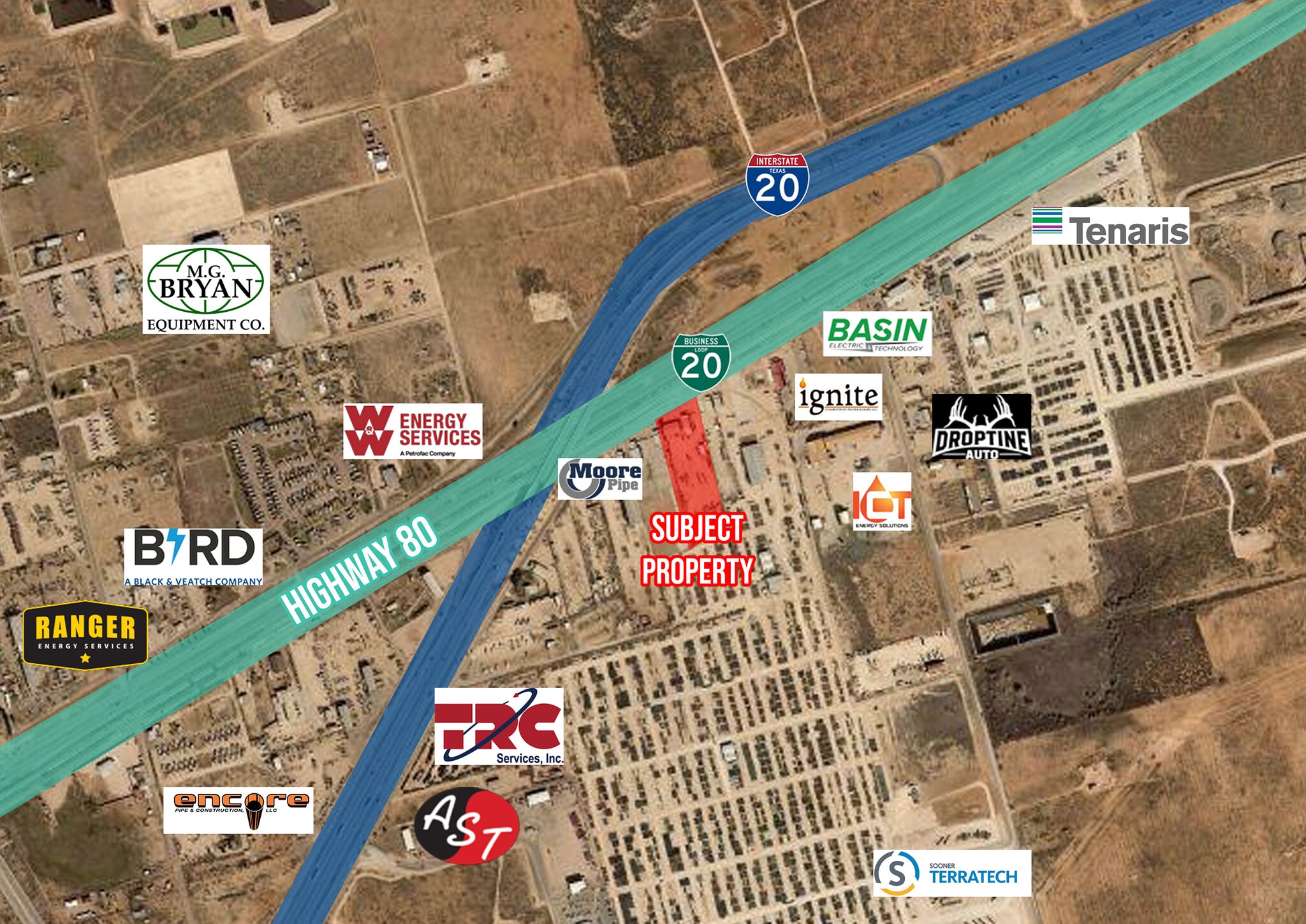 6700 I-20, Midland, TX à louer Carte- Image 1 de 1