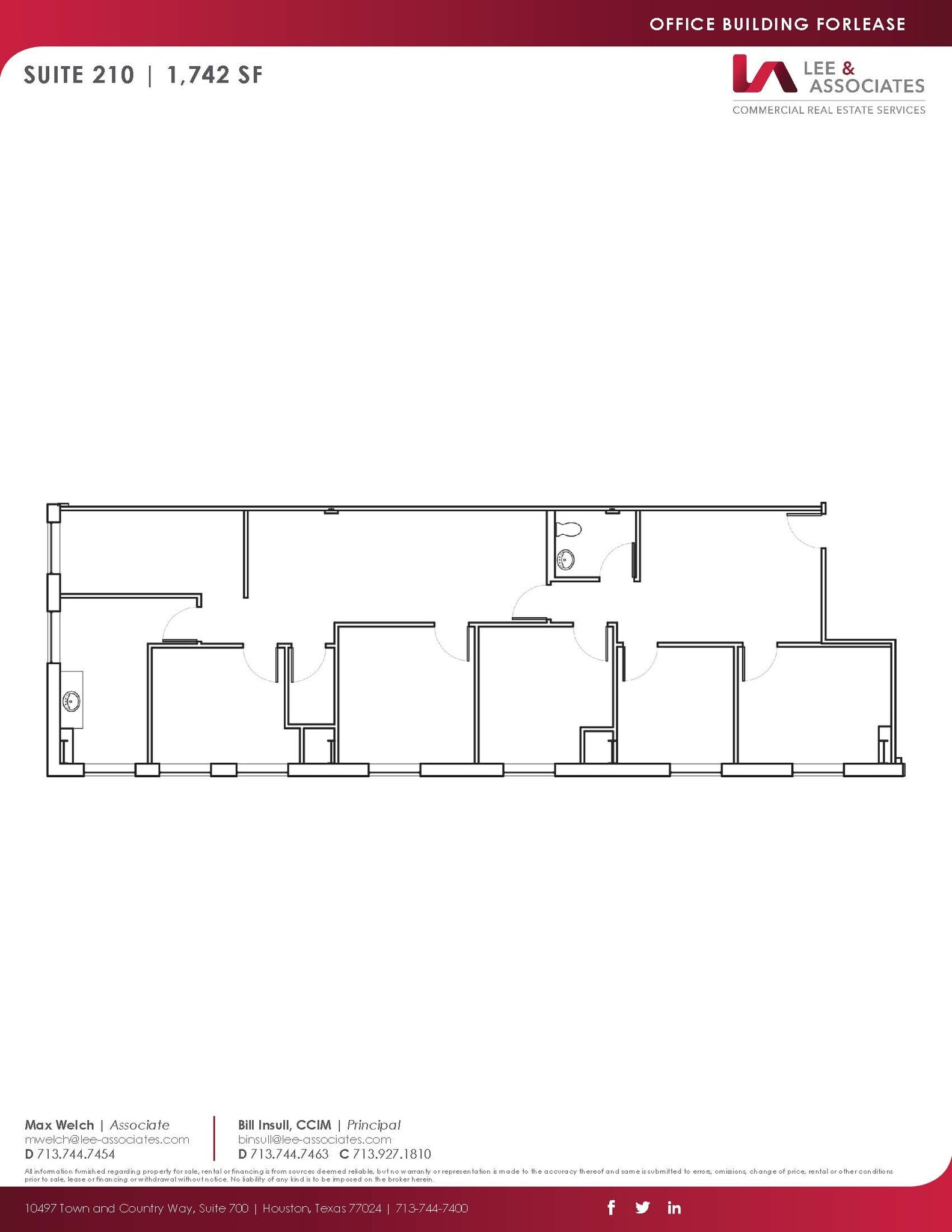 8711 Highway 6 N, Houston, TX à louer Plan d’étage- Image 1 de 2