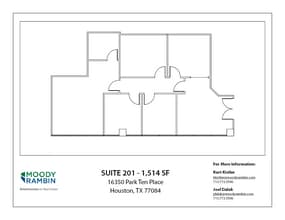 16350 Park Ten Place Dr, Houston, TX for lease Floor Plan- Image 1 of 1