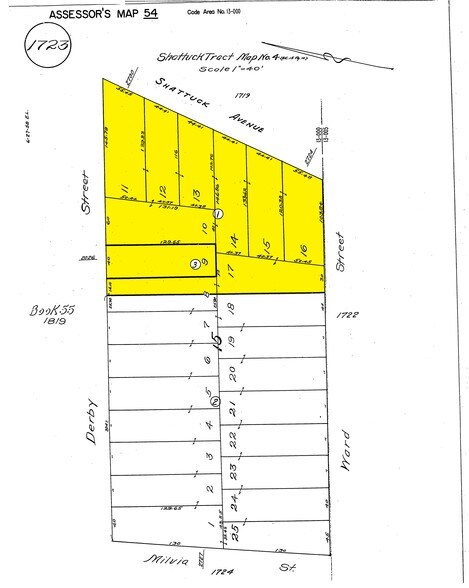 2700 Shattuck Ave, Berkeley, CA à louer - Plan cadastral - Image 2 de 8