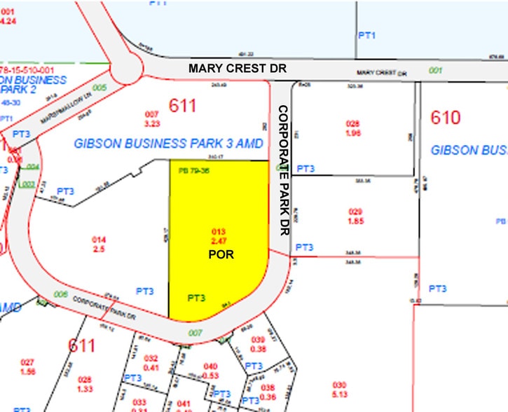111 Corporate Park Dr, Henderson, NV for lease - Plat Map - Image 2 of 7