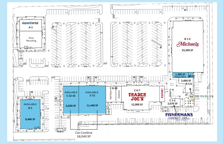 44100-44250 Town Center Way, Palm Desert, CA for lease Site Plan- Image 1 of 1