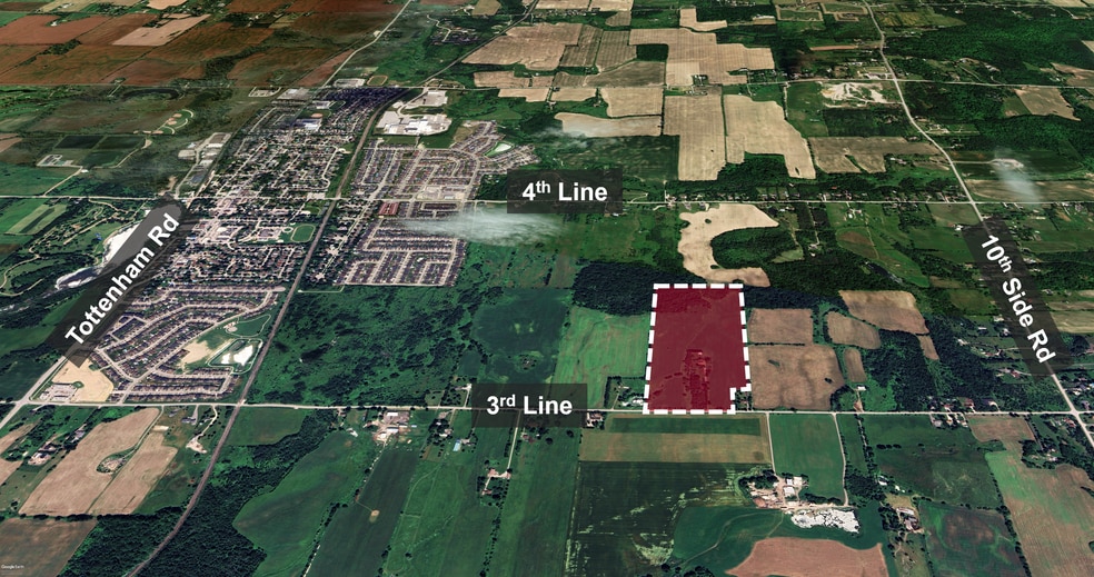 6284 3rd Line, Tottenham, ON for sale - Aerial - Image 1 of 1