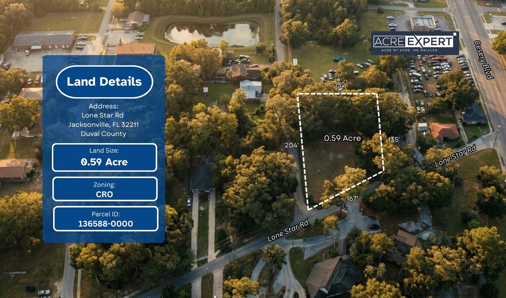 0 Lone Star Rd, Jacksonville, FL à vendre Photo principale- Image 1 de 4