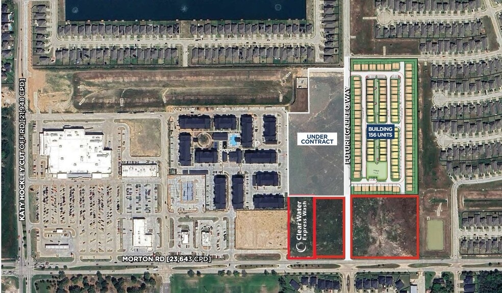 Morton Rd, Katy, TX for sale - Aerial - Image 3 of 6