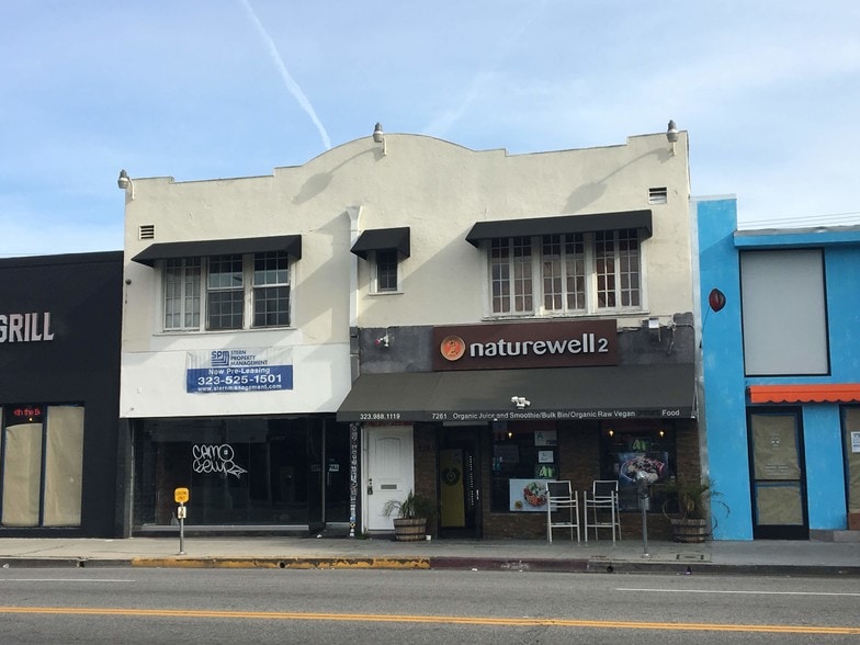 7261-7263 Melrose Ave, Los Angeles, CA for lease - Building Photo - Image 2 of 2