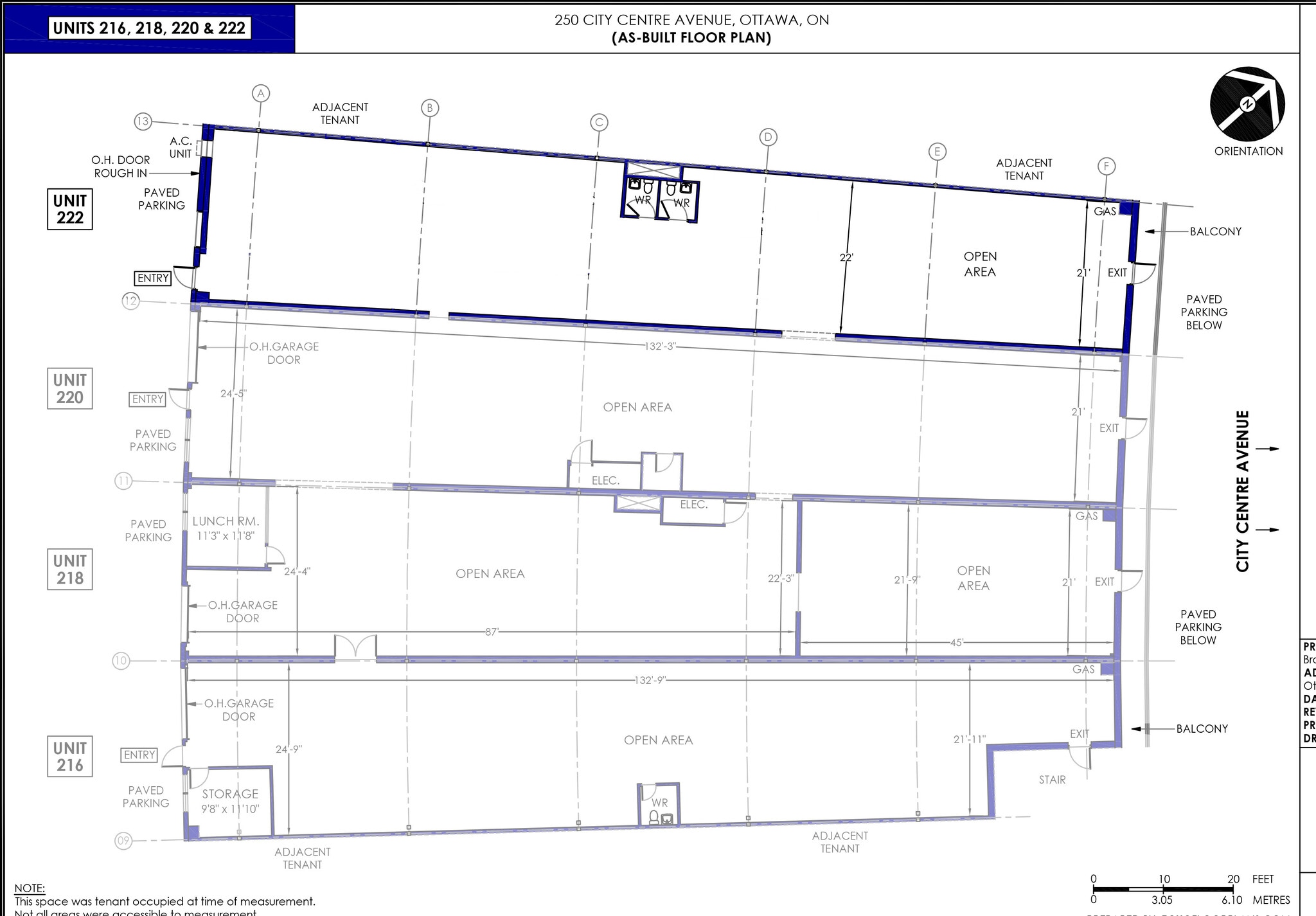 250 City Centre Ave, Ottawa, ON for lease Floor Plan- Image 1 of 6