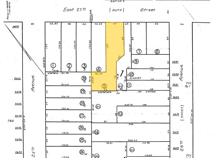 2529 E 27th St, Oakland, CA for sale - Plat Map - Image 2 of 24