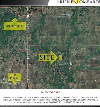More details for 399351 W 2750 Rd, Bartlesville, OK - Land for Sale