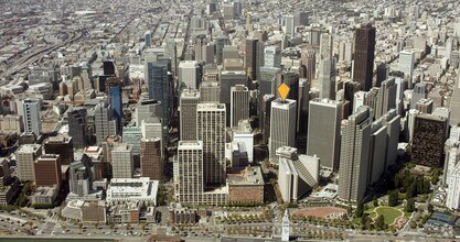 One California St, San Francisco, CA - AERIAL map view
