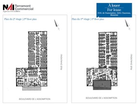 5455 Rue Chauveau, Montréal, QC à louer Plan d  tage- Image 1 de 1