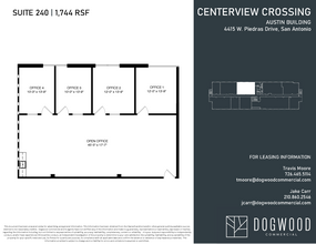 4538 Centerview Dr, San Antonio, TX à louer Plan d  tage- Image 1 de 1