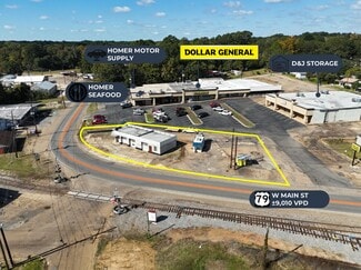 Plus de détails pour 101 W Main St, Homer, LA - Commerce de détail à vendre