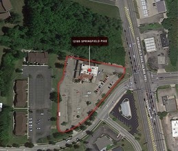 12183-12185 Springfield Pike, Cincinnati, OH - AERIAL  map view