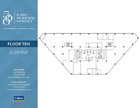 500 E Border St, Arlington, TX à louer Plan d’étage- Image 1 de 1