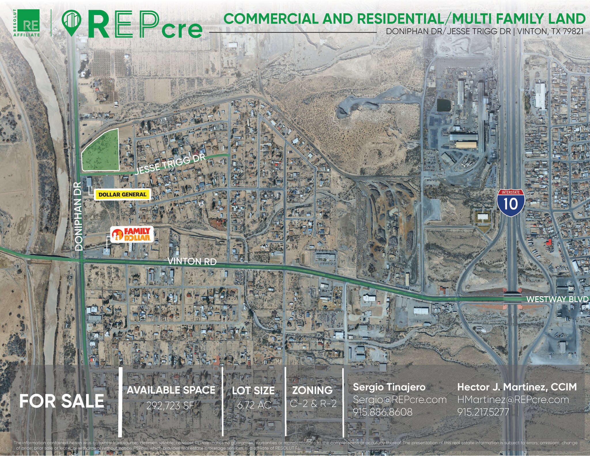 8090 Doniphan Drive, Vinton, TX à vendre Photo du bâtiment- Image 1 de 2