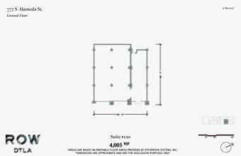 777 S Alameda St, Los Angeles, CA à louer Plan d’étage- Image 1 de 1