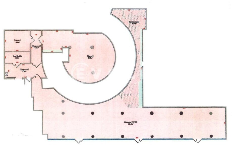 Bureau dans Nanterre à louer - Plan d’étage - Image 3 de 3