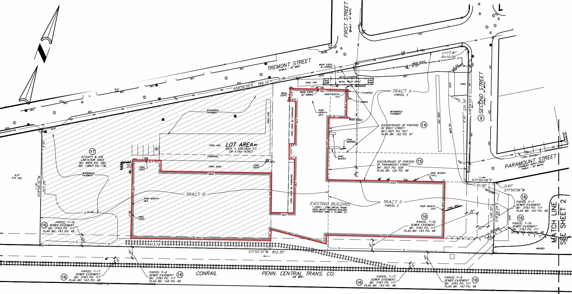 163-203 Tremont St, 1 Paramount St, Springfield, MA à louer Plan cadastral- Image 1 de 3