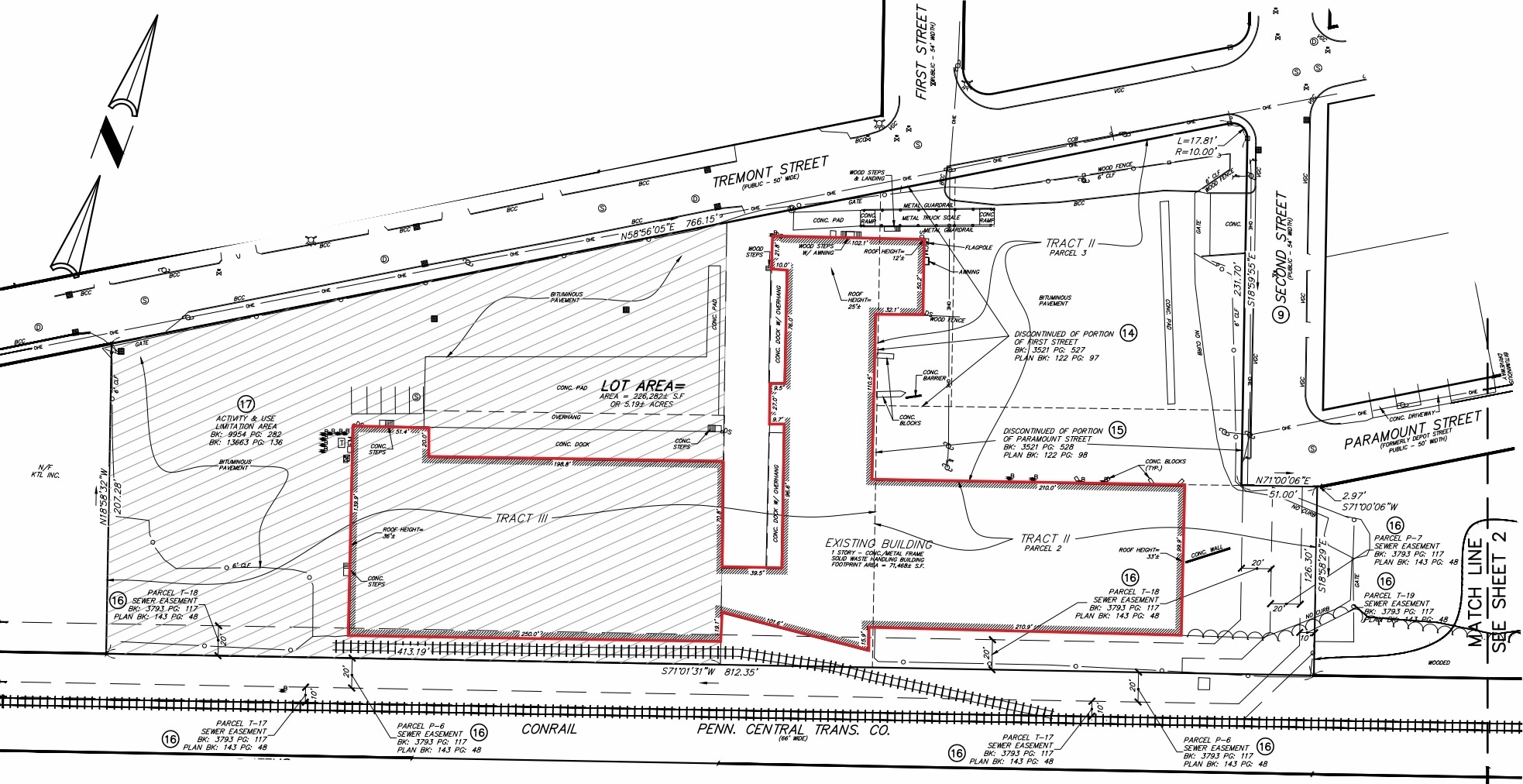 163-203 Tremont St, 1 Paramount St, Springfield, MA for lease Plat Map- Image 1 of 3