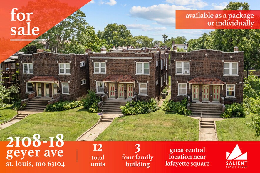 2108-2118 Geyer Ave Portfolio portefeuille de 3 propriétés à vendre sur LoopNet.ca - Photo du bâtiment - Image 1 de 13