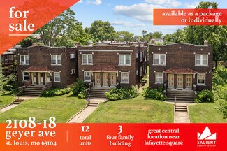 Plus de détails pour 2108-2118 Geyer Ave Portfolio – Multi-résidentiel à vendre, Saint Louis, MO