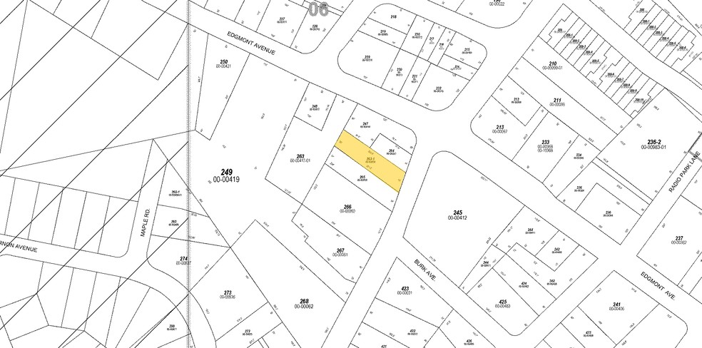 4104 Edgmont Ave, Brookhaven, PA for lease - Plat Map - Image 2 of 4