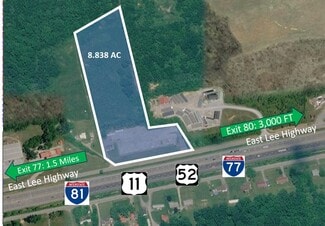 Plus de détails pour 2220 E Lee Hwy, Wytheville, VA - Terrain à vendre