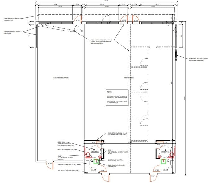 27301-27309 5 Mile Rd, Redford, MI for lease - Building Photo - Image 3 of 9