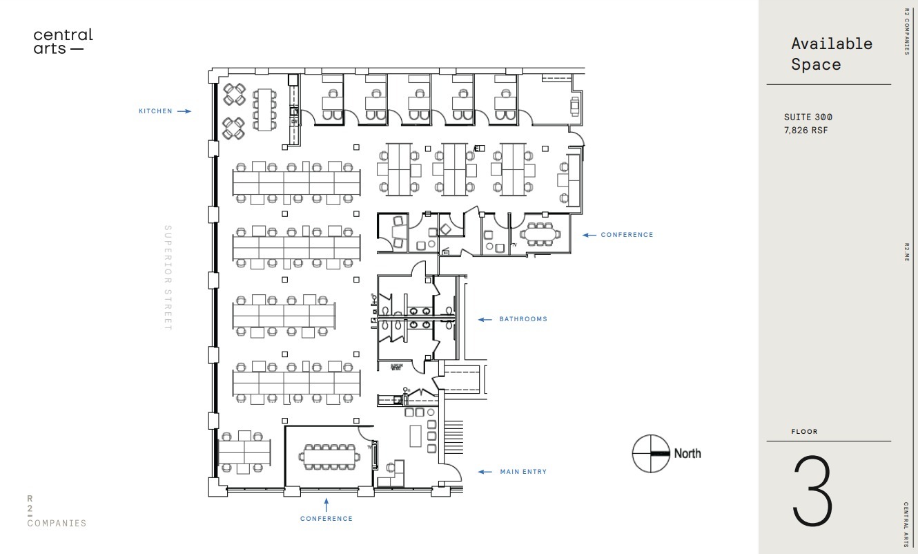 730 N Franklin St, Chicago, IL à louer Plan d  tage- Image 1 de 8