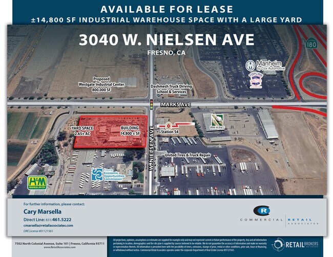 Plus de détails pour 3040 N Nielsen Ave, Fresno, CA - Industriel à louer