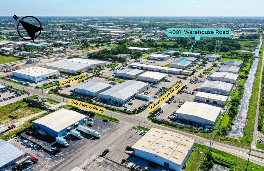4011 Sivan Rd, Fort Myers, FL for lease - Aerial - Image 2 of 2