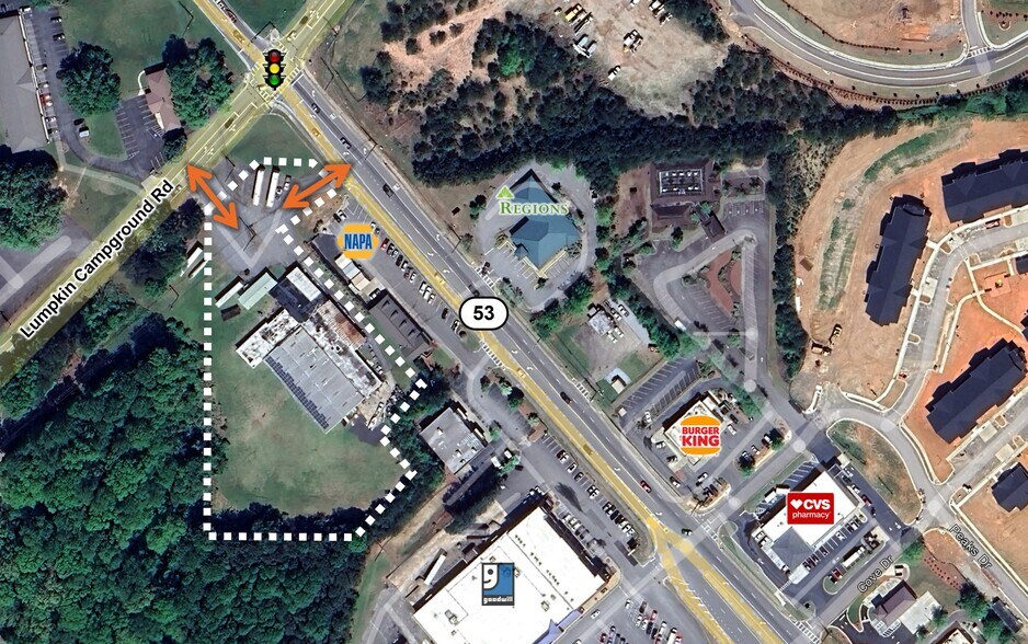 33 SW Lumpkin Campground Rd, Dawsonville, GA à vendre - Aérien - Image 1 de 12
