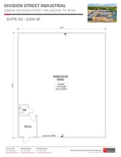 2800 W Division St, Arlington, TX à louer Plan de site- Image 2 de 2