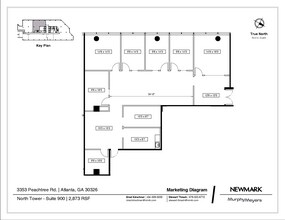 3353 Peachtree Rd NE, Atlanta, GA à louer Plan d’étage- Image 1 de 1