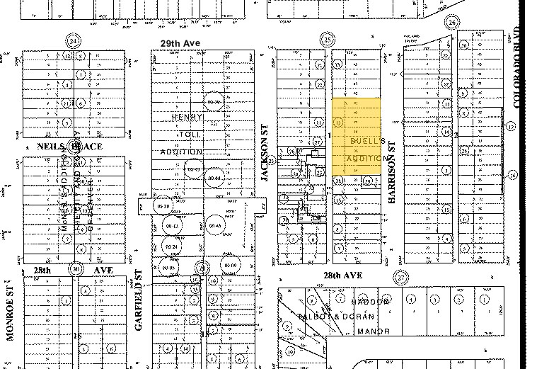 2855 N Harrison St, Denver, CO à vendre - Plan cadastral - Image 3 de 4