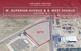 Plus de détails pour West Superior Avenue Ave, Caruthers, CA - Terrain à vendre