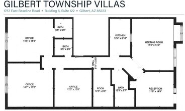 1757 E Baseline Rd, Gilbert, AZ for lease Floor Plan- Image 1 of 6