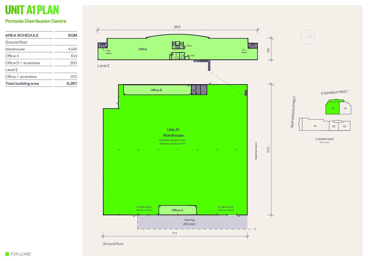 2-8 McPherson St, Sydney for lease Floor Plan- Image 1 of 1