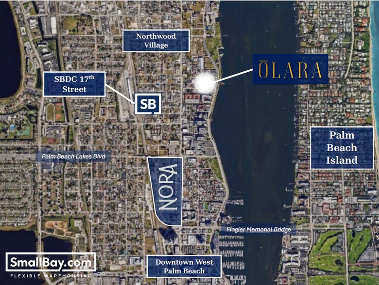 553 17th St, West Palm Beach, FL à louer - Aérien - Image 2 de 4