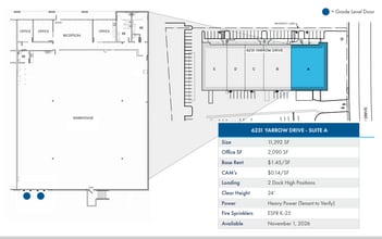 6231 Yarrow Dr, Carlsbad, CA for lease Floor Plan- Image 1 of 1